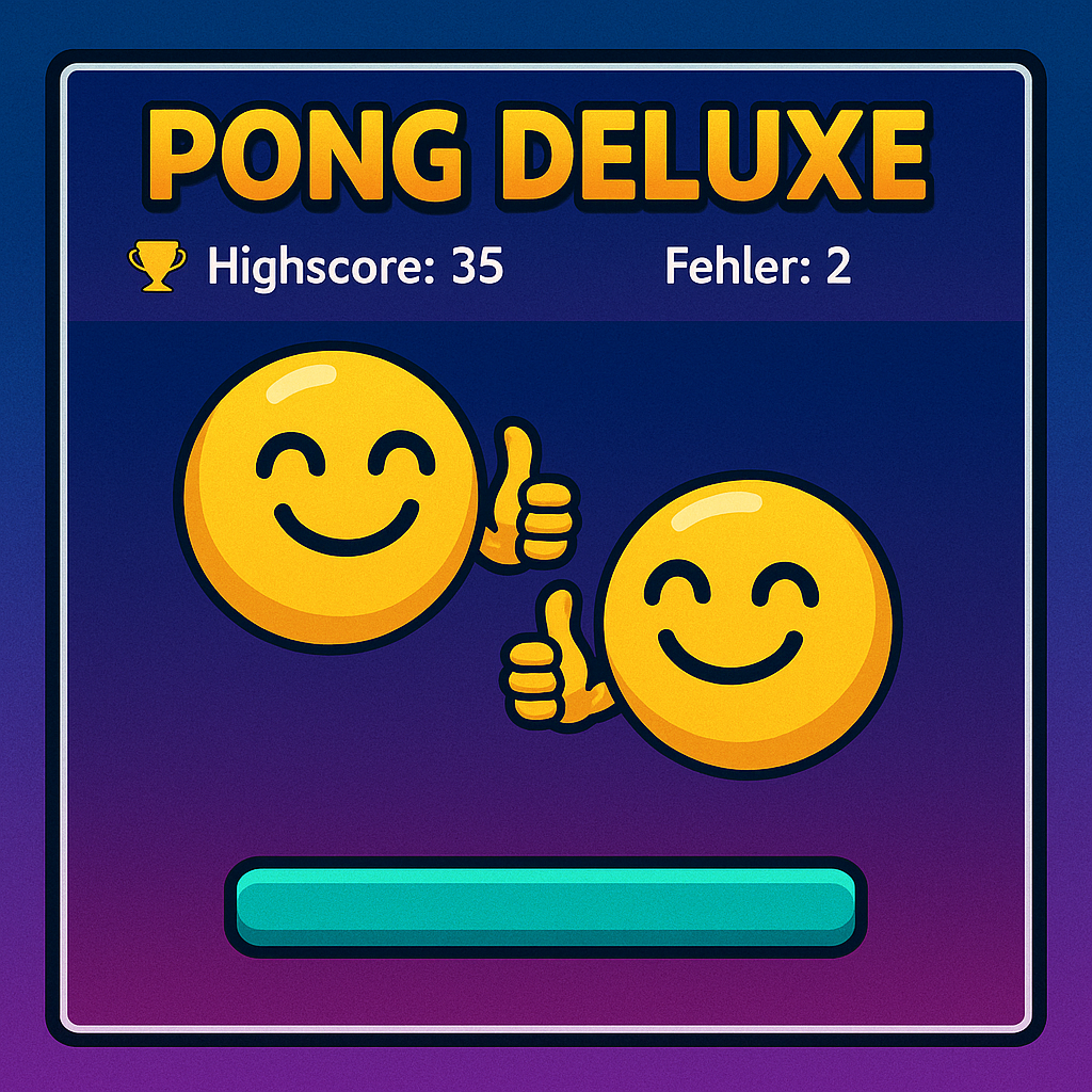 KI-generiertes Bild zum Pong Deluxe Spiel